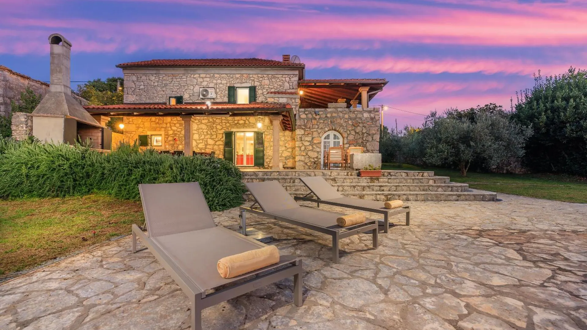 Villa Karlo - Sabljici - Island Of Krk - Traditional Stone Villa With Pool Sveti Anton  Croatia