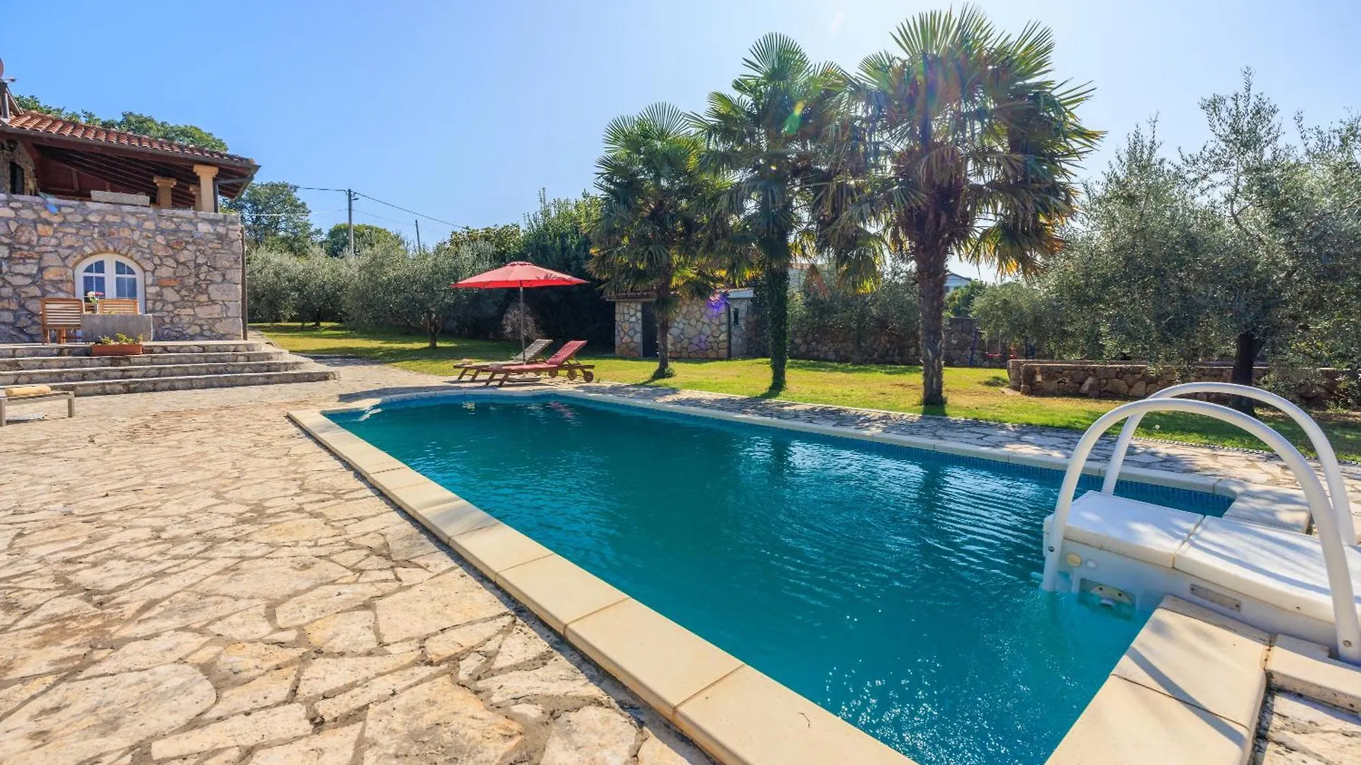 Villa Karlo - Sabljici - Island Of Krk - Traditional Stone Villa With Pool Sveti Anton