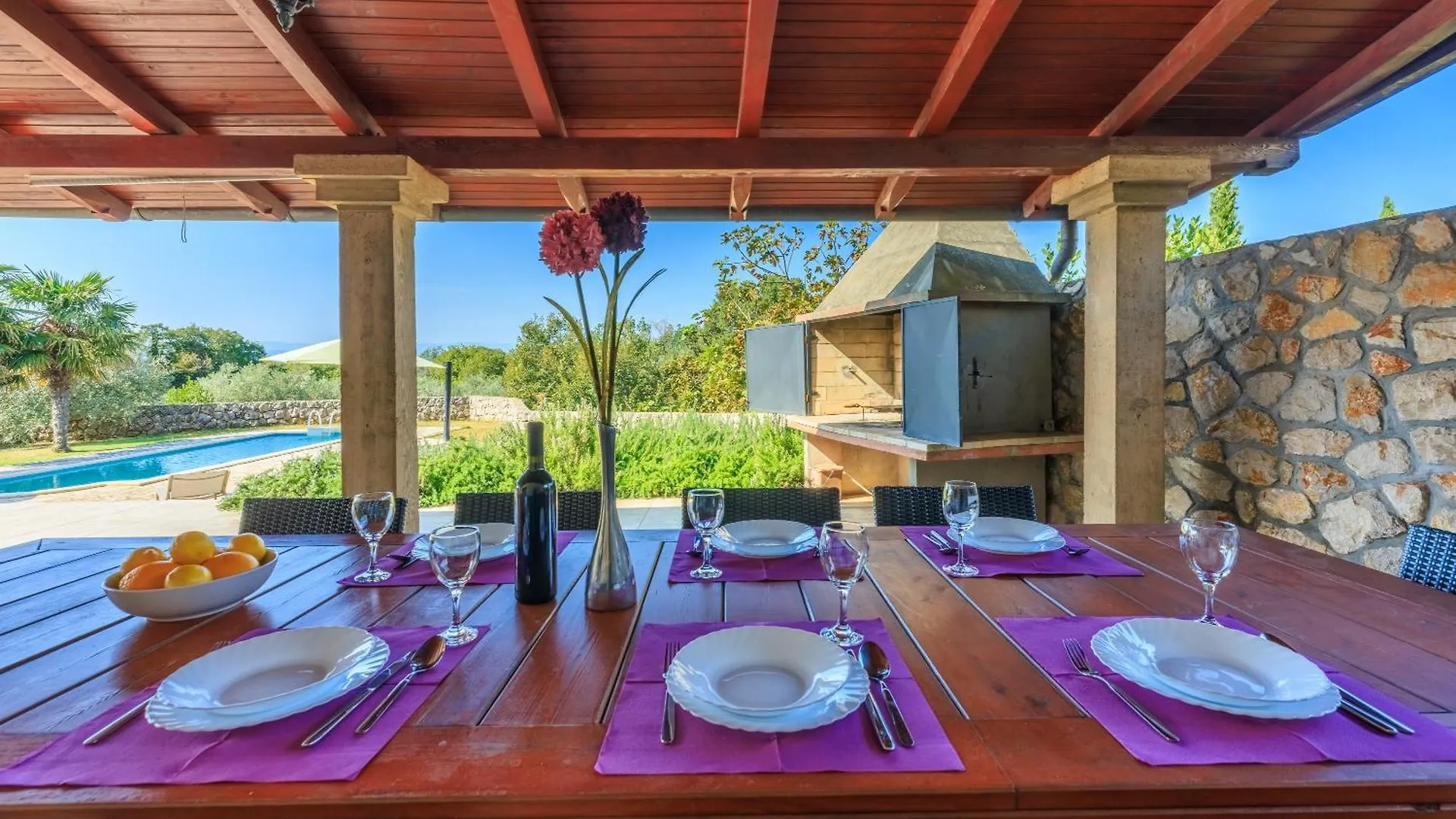 Villa Karlo - Sabljici - Island Of Krk - Traditional Stone Villa With Pool Sveti Anton
