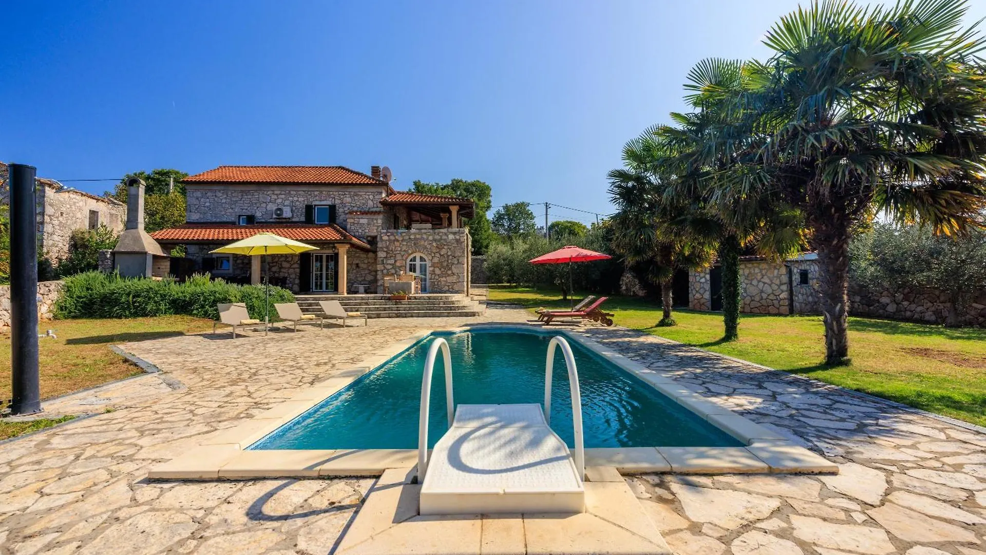 Villa Karlo - Sabljici - Island Of Krk - Traditional Stone Villa With Pool Sveti Anton