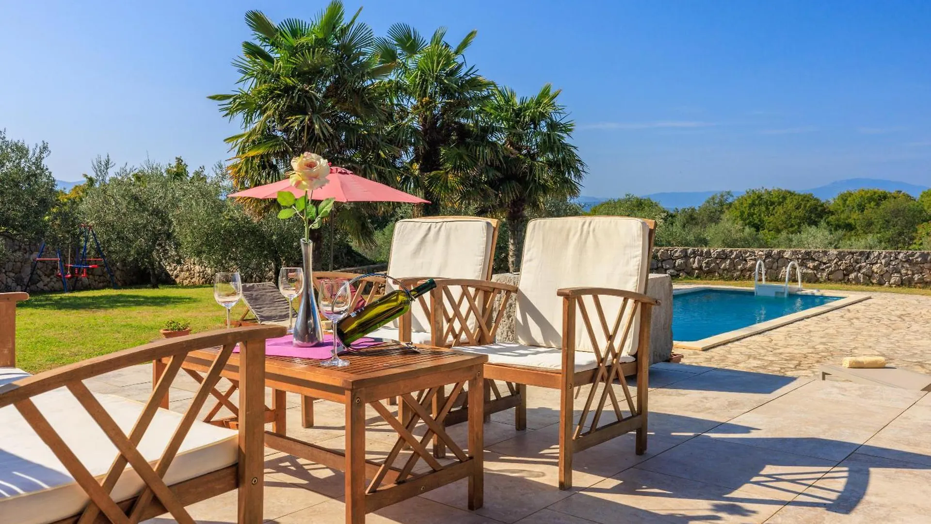Villa Karlo - Sabljici - Island Of Krk - Traditional Stone Villa With Pool Sveti Anton