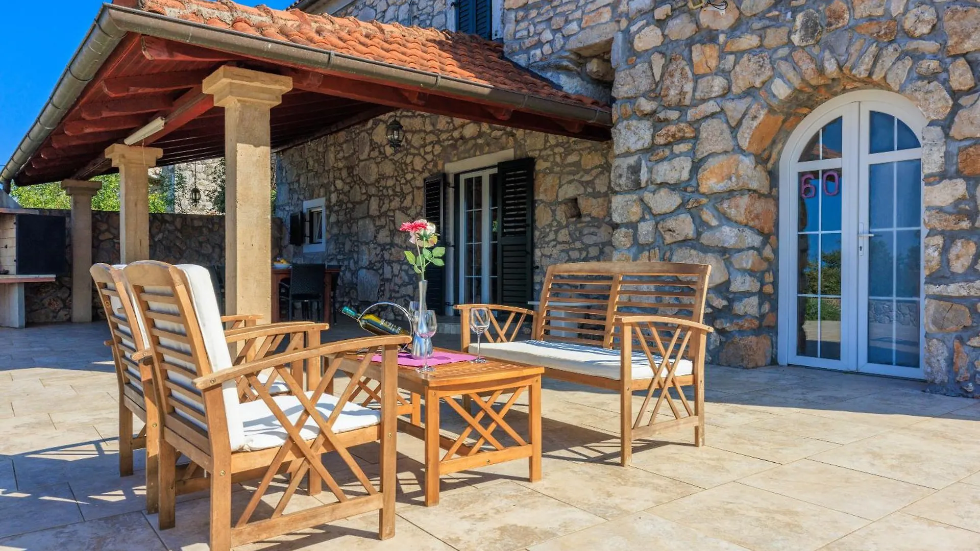 Villa Karlo - Sabljici - Island Of Krk - Traditional Stone Villa With Pool Sveti Anton  Croatia