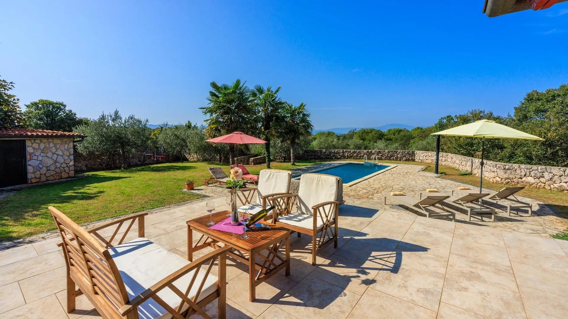 Villa Karlo - Sabljici - Island Of Krk - Traditional Stone Villa With Pool Sveti Anton