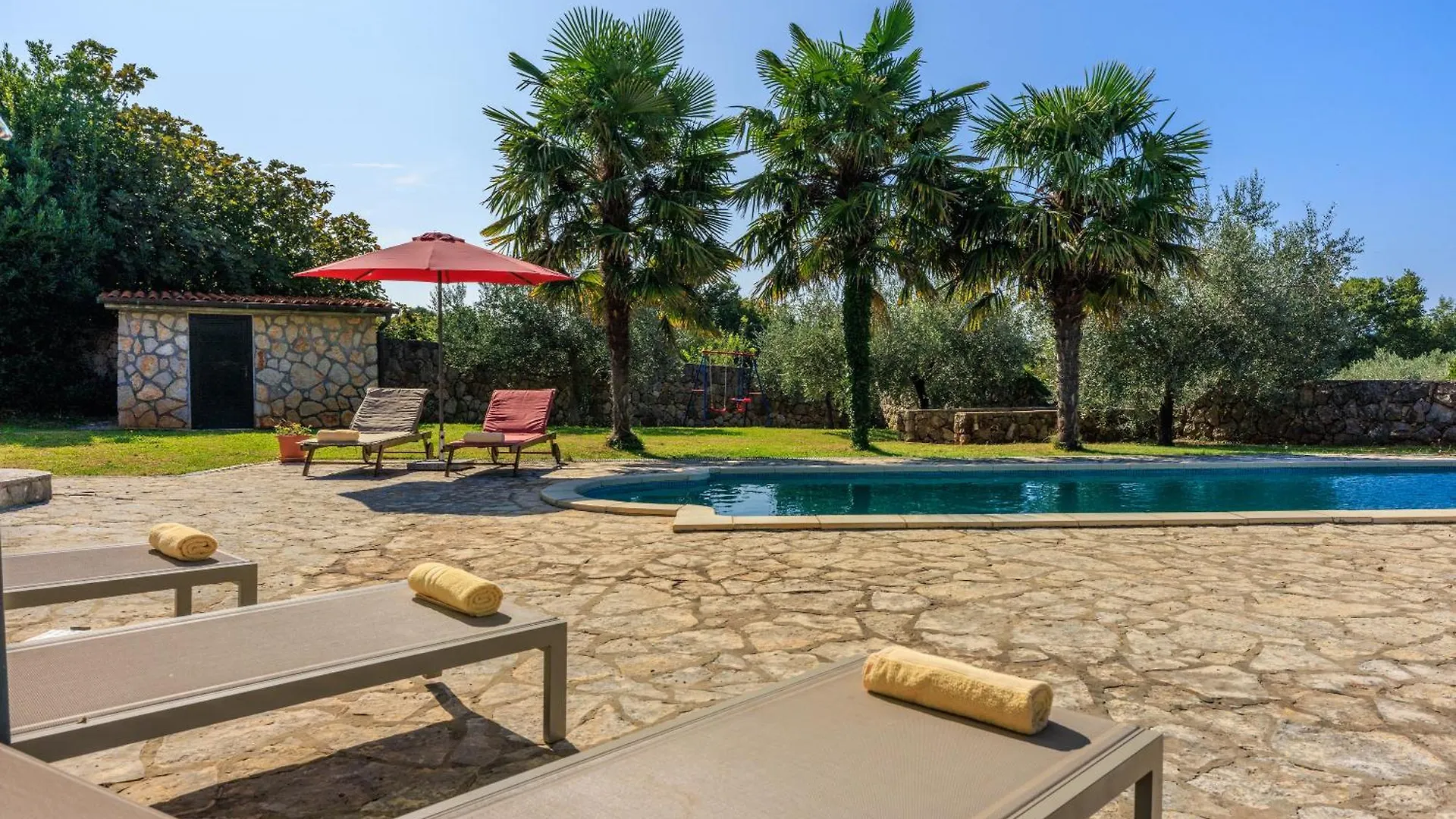 Villa Karlo - Sabljici - Island Of Krk - Traditional Stone Villa With Pool Sveti Anton  Croatia