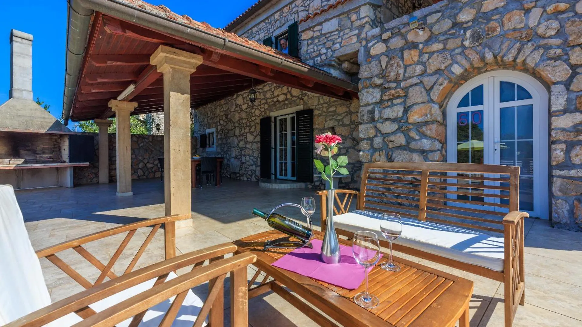 Villa Karlo - Sabljici - Island Of Krk - Traditional Stone Villa With Pool Sveti Anton