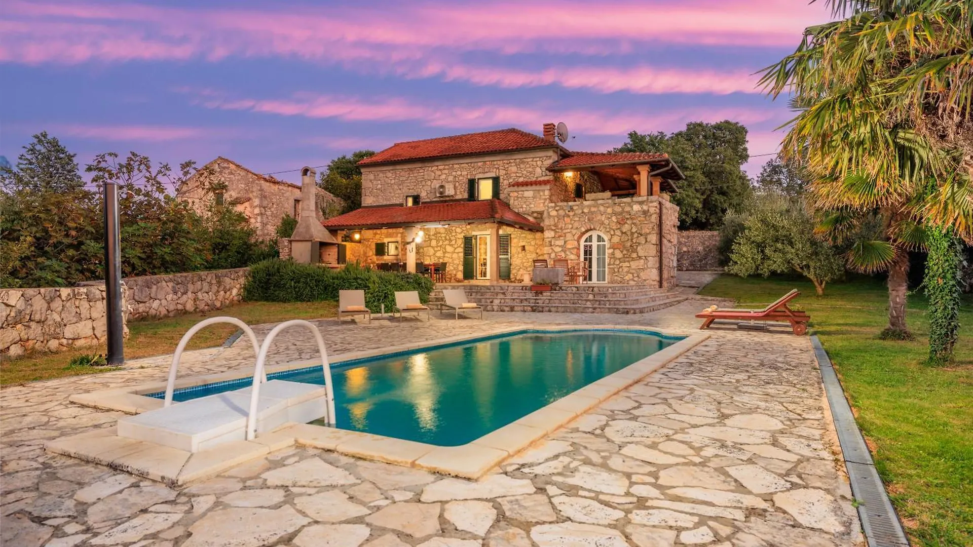 Villa Karlo - Sabljici - Island Of Krk - Traditional Stone Villa With Pool Sveti Anton