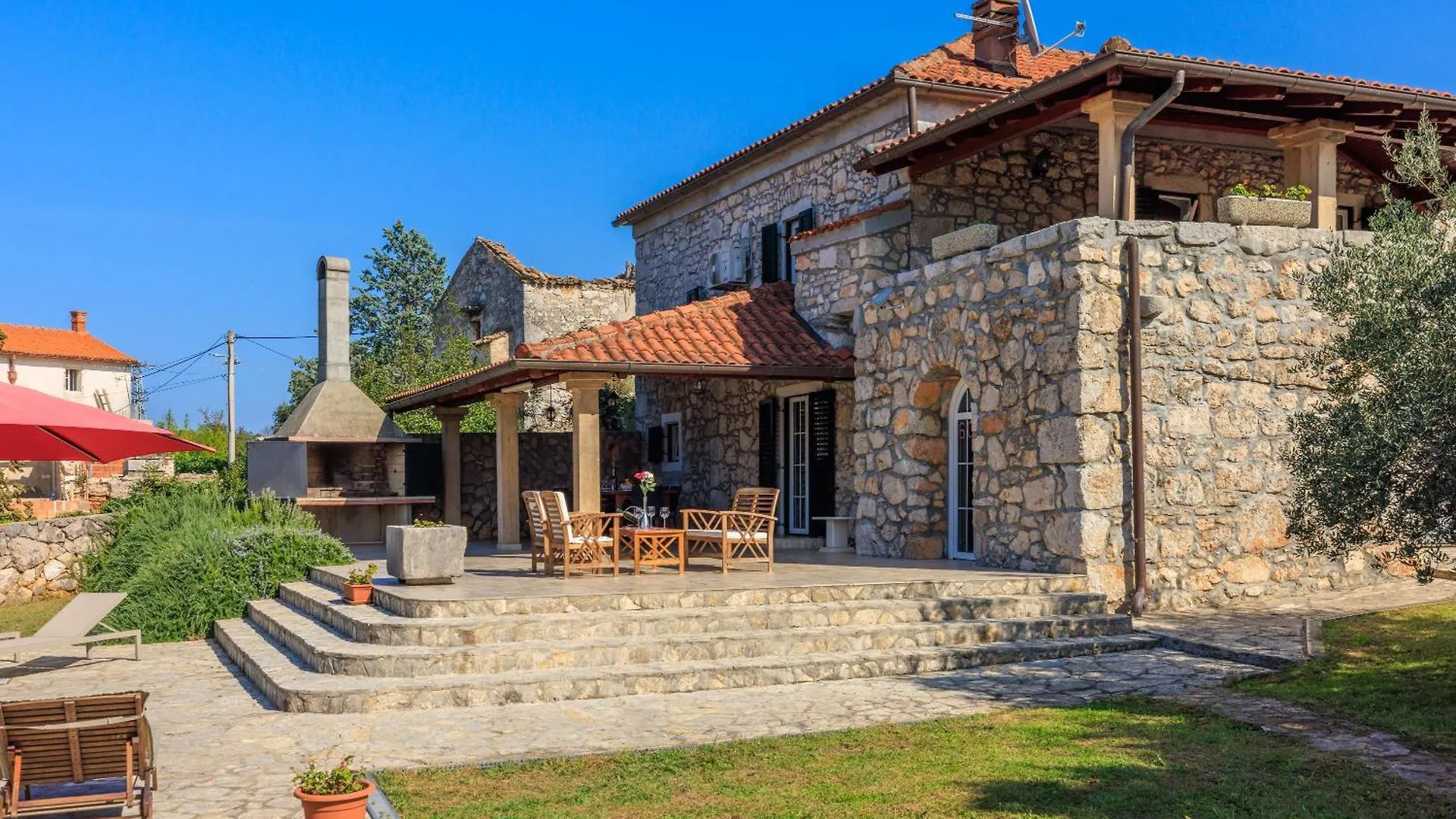 Villa Karlo - Sabljici - Island Of Krk - Traditional Stone Villa With Pool Sveti Anton