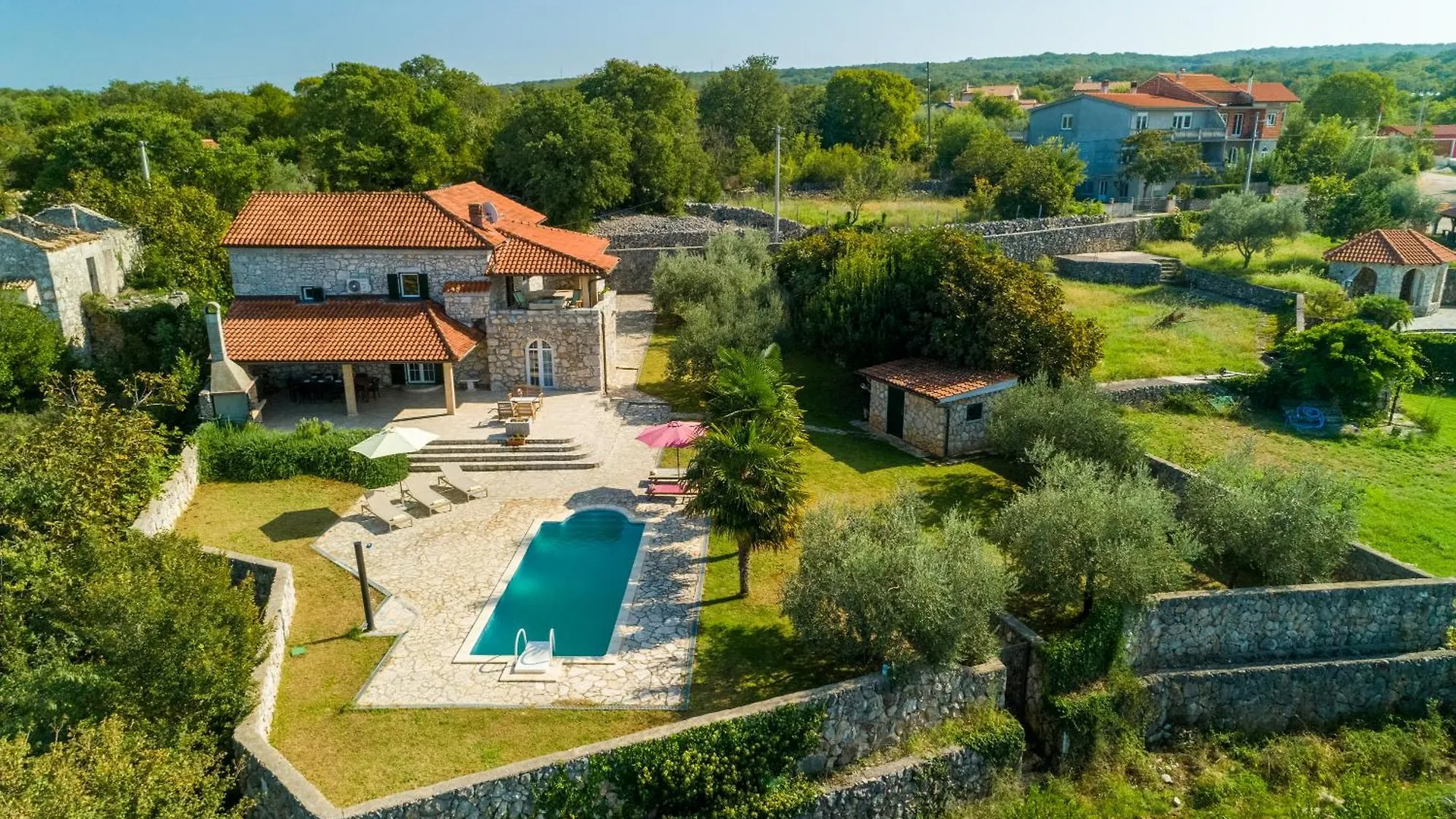 Villa Karlo - Sabljici - Island Of Krk - Traditional Stone Villa With Pool Sveti Anton  0*, Sveti Anton (Krk) Croatia